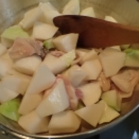 はやとうりと鶏肉のこってり煮 レシピ 作り方 By 根岸農園 楽天レシピ はやとうりと鶏肉のこってり煮 レシピ 作り方 By 根岸農園 楽天レシピ